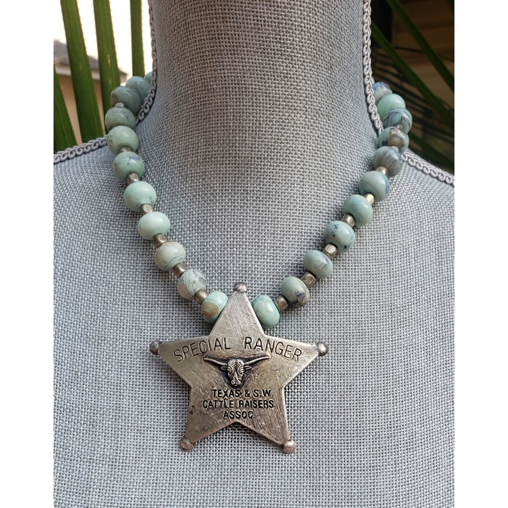 SOLDCoiledfusion VTG Texas Special Ranger Necklace - Picture 2 of 5